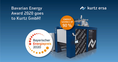 Chemical-free recycling and energy savings of up to 90%: Kurtz WAVE FOAMER with radiofrequency technology